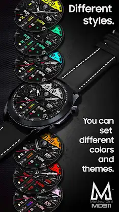 MD311 Analog watch face screenshot 3