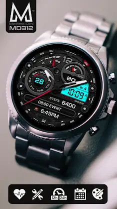 MD312 Hybrid watch face screenshot 2