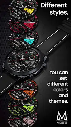 MD312 Hybrid watch face screenshot 3