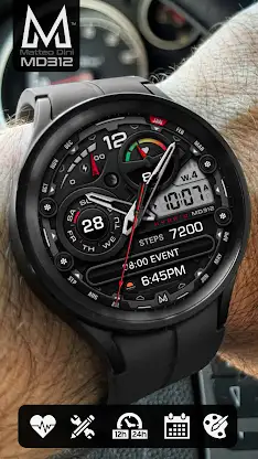MD312 Hybrid watch face screenshot 1