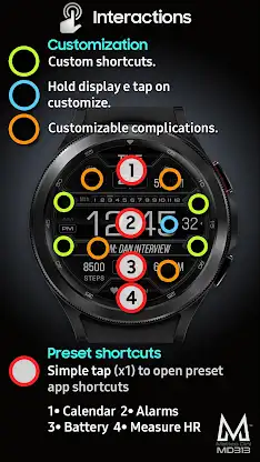 MD313 Digital Watch Face screenshot 7