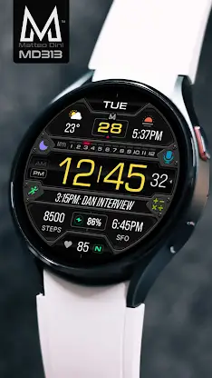 MD313 Digital Watch Face screenshot 4