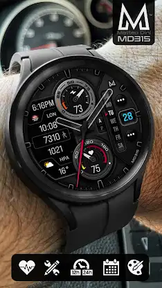 MD315 Analog Watch Face screenshot 4