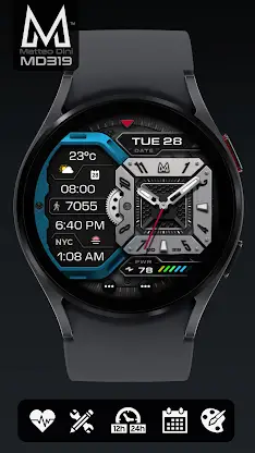 MD319 Hybrid watch face screenshot 6