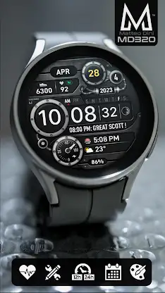MD320 Steam Punk Watch Face screenshot 2