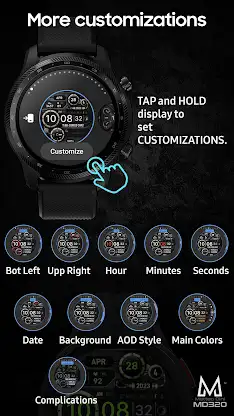 MD320 Steam Punk Watch Face screenshot 7