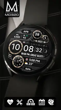 MD320 Steam Punk Watch Face screenshot 1