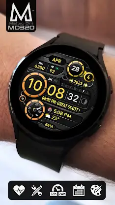 MD320 Steam Punk Watch Face screenshot 5
