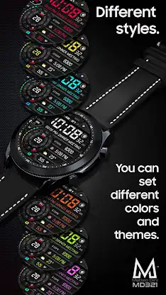 MD321 Digital Watch Face screenshot 5