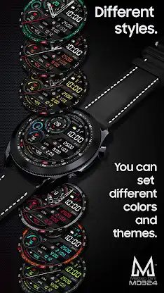 MD324 Hybrid watch face screenshot 5