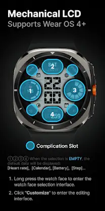 Mechanical LCD: Watch Face screenshot 4