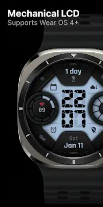 Mechanical LCD: Watch Face screenshot 1