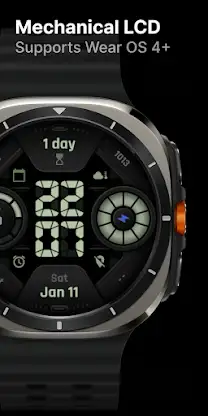Mechanical LCD: Watch Face screenshot 2