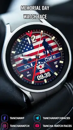 Memorial Day Watch Face screenshot 4