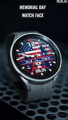 Memorial Day Watch Face screenshot 3