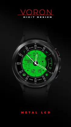 Voron METAL-LCD Watch Face screenshot 4