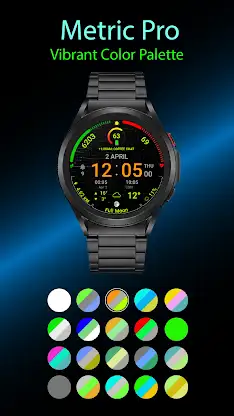 Metric Pro: Watch Face Wear OS screenshot 5