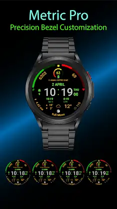 Metric Pro: Watch Face Wear OS screenshot 6
