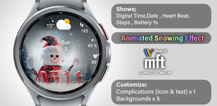Animated Snow / Christmas — Android app banner