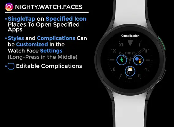 Midnight - watch face screenshot 6