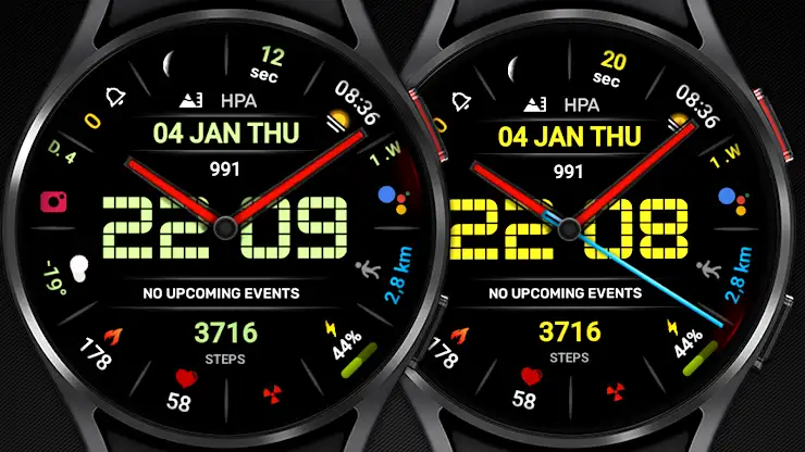 Military MOD Hybrid watchface screenshot 6