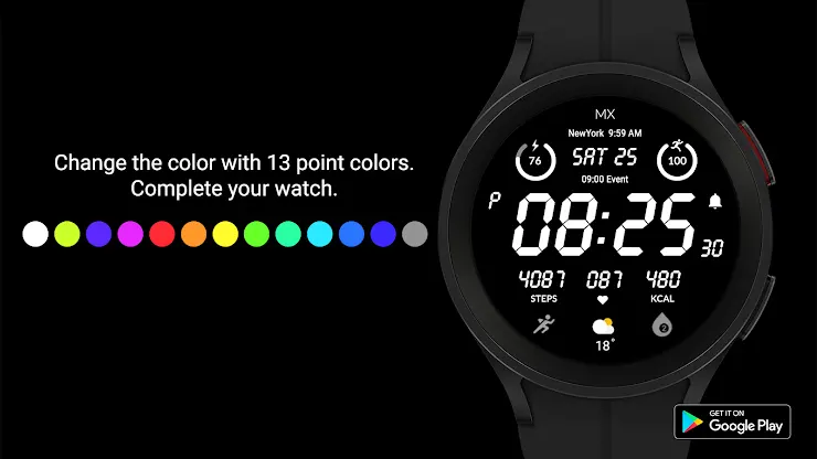 MIMIX Activy Zero Watchface screenshot 4