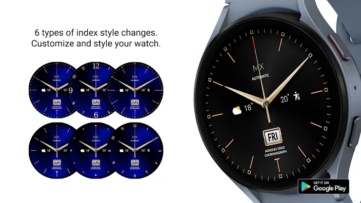 MIMIX Agnes B1 Gold Watchface screenshot 4