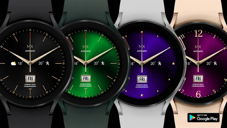 MIMIX Agnes B1 Gold Watchface screenshot 7