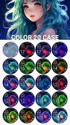 MIMIX Anime boy&girl Watchface screenshot 4