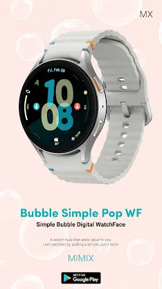 MIMIX Bubble Simple Pop Watch screenshot 3