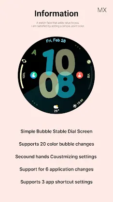 MIMIX Bubble Simple Pop Watch screenshot 5