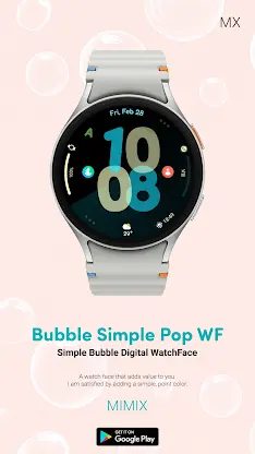 MIMIX Bubble Simple Pop Watch screenshot 2