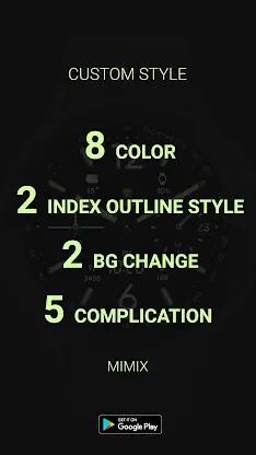MIMIX MX03 09 Digi Watchface screenshot 6
