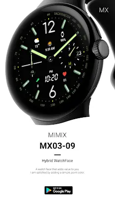 MIMIX MX03 09 Digi Watchface screenshot 3