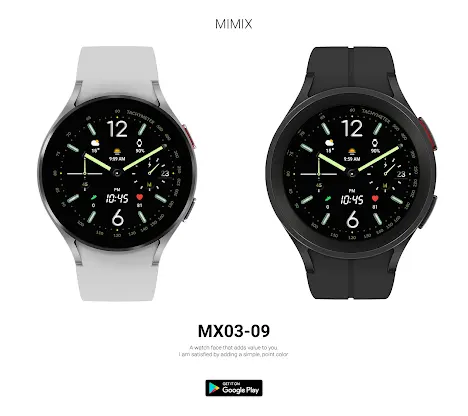 MIMIX MX03 09 Digi Watchface screenshot 5