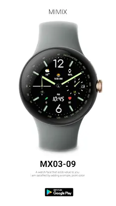 MIMIX MX03 09 Digi Watchface screenshot 4