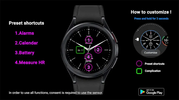MIMIX MX Platinum S1 Watchface screenshot 6