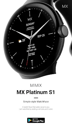 MIMIX MX Platinum S1 Watchface screenshot 3