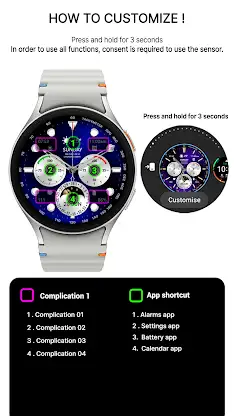 MIMIX Platinum S3 Watchface screenshot 7