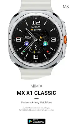 MIMIX MX X2 Classic Watchface screenshot 2