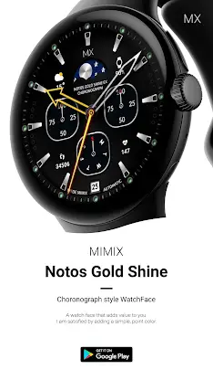 MIMIX Notos Gold Shine Watch screenshot 3