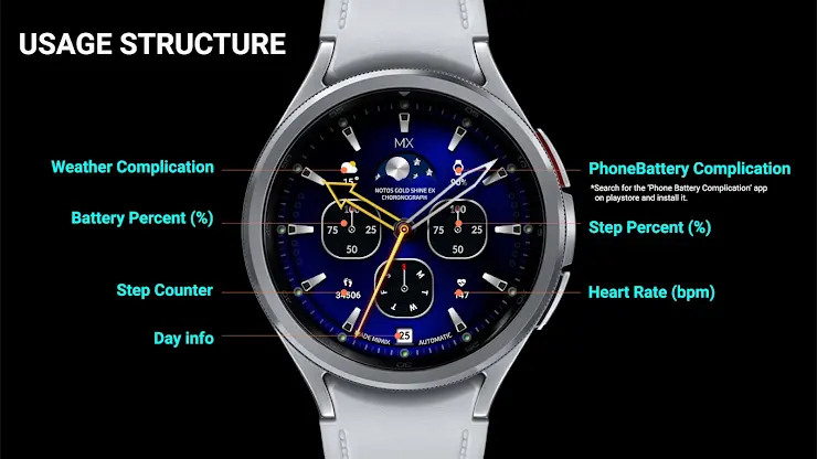 MIMIX Notos Gold Shine Watch screenshot 6