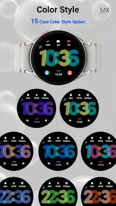 MIMIX Bubble Digital Watchface screenshot 4