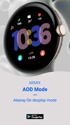 MIMIX Bubble Digital Watchface screenshot 7