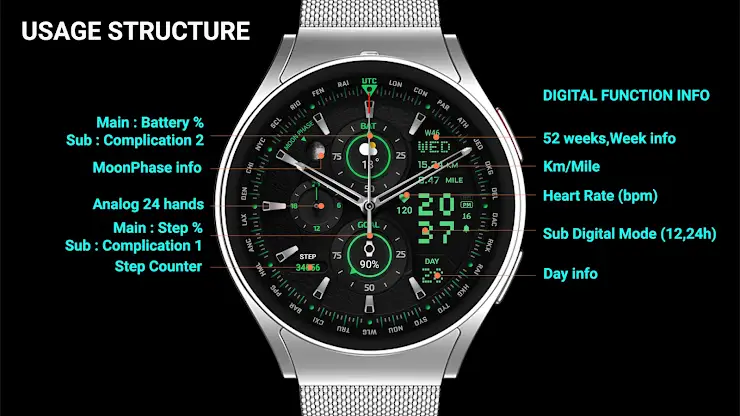 MIMIX Sigma Z70 Watchface screenshot 6