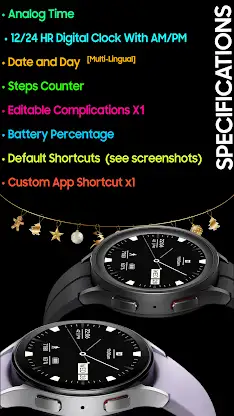 Minima 5 Minimal Watchface screenshot 5