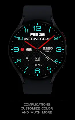 WIN Classic Mod 22 Watch face screenshot 5