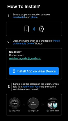 Minimal Black Watch Face screenshot 6