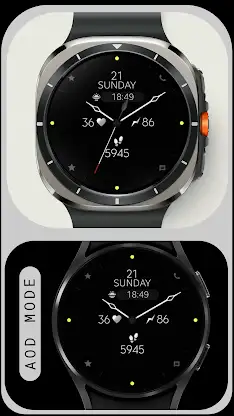 Minimal Black v14 Watch Face screenshot 5