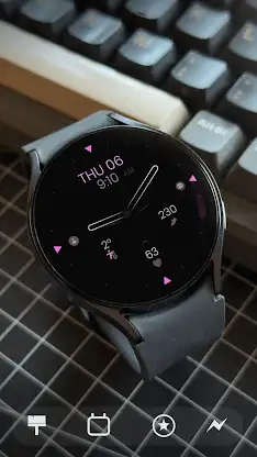 Minimal Black v30 Watch Face screenshot 6